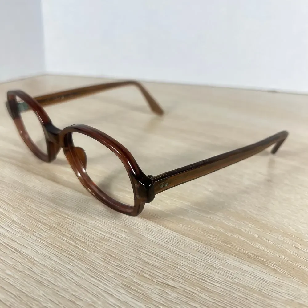 Romco 4 1/2 - 5 3/4 RO 50-22 Eyeglasses READ DESC FRAMES ONLY Brown